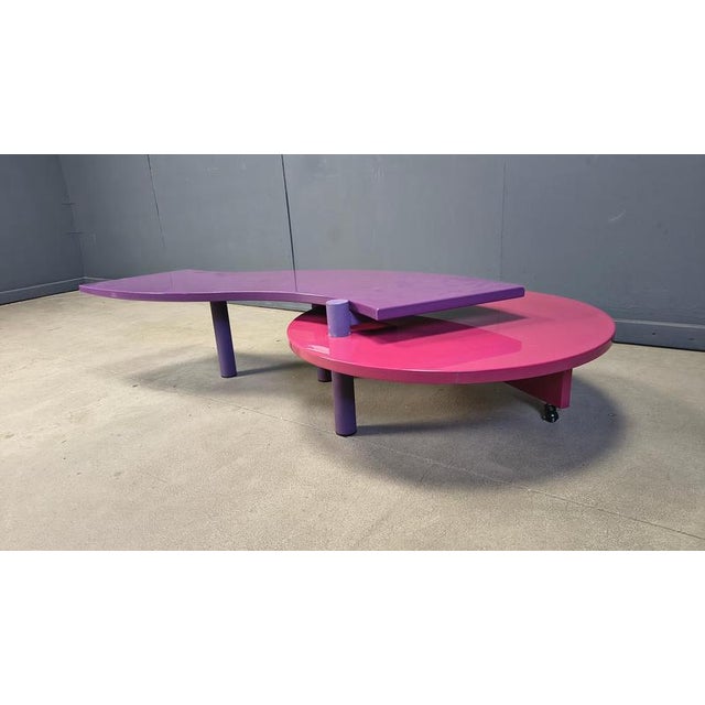 Rotating Burlwood Coffee Table by Maurizio Salvato for Saporiti Italia, 1980s For Sale - Image 10 of 15