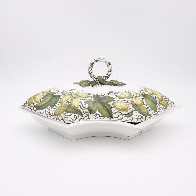 Green Restored Bar Flight & Bar Breakfast Dish, Circa 1810 For Sale - Image 8 of 15