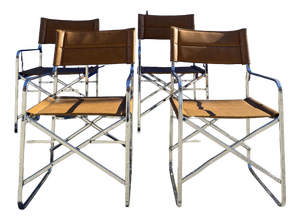 Directoire Style Chairs attributed to Gae Aulenti for Zanotta, 1960s, Set of 4