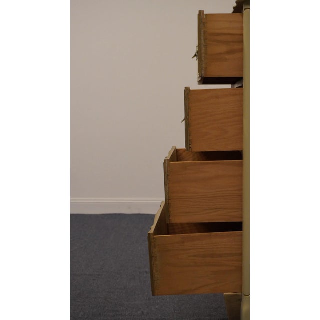 Dixie Furniture Cream Painted Shabby Chic / Country French Style 32" Chest of Drawers 710-7 For Sale In Kansas City - Image 6 of 12