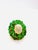 Bochic “Orient” Vintage Emeralds & Fire Opal Ring Set In 18K Gold & Silver For Sale In New York - Image 6 of 10