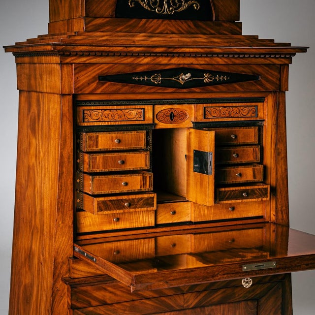 Biedermeier Pyramid Secretaire, 1810 For Sale - Image 9 of 13
