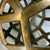 Mid-Century Modern 11” Cast Metal Golden Decorative Sphere Sculpture For Sale - Image 3 of 3