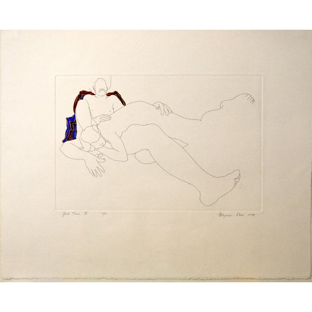 American Good Times I -- Couple Nude Figurative by Weyman Lew For Sale - Image 3 of 6