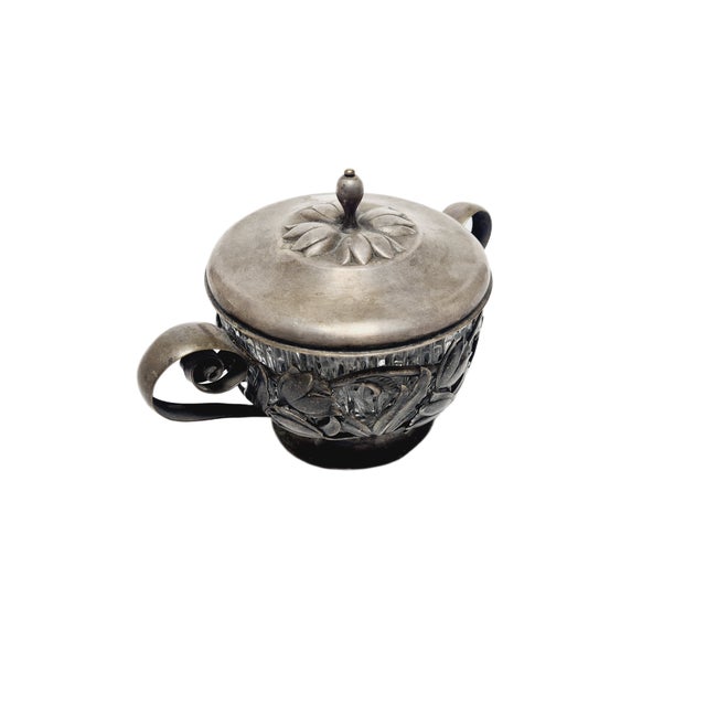 Art Deco Sugar Bowl from Hefra, Poland, 1970s For Sale - Image 6 of 6