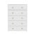 Lark 5 Drawer Dresser, White For Sale In Chicago - Image 6 of 6