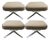 Four (4) Mid Century Modern Stools For Sale