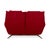 Evita Fabric Two-Seater Red Sofa from Koinor For Sale - Image 11 of 13