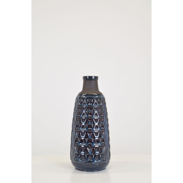 Brown Danish Ceramic 3340 Vase by Einar Johansen for Søholm, 1960s For Sale - Image 8 of 8