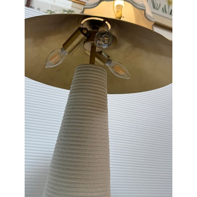 Visual Comfort Kelly Wearstler for Visual Comfort Signature Miramar Accent Lamp, Porous White For Sale - Image 4 of 12