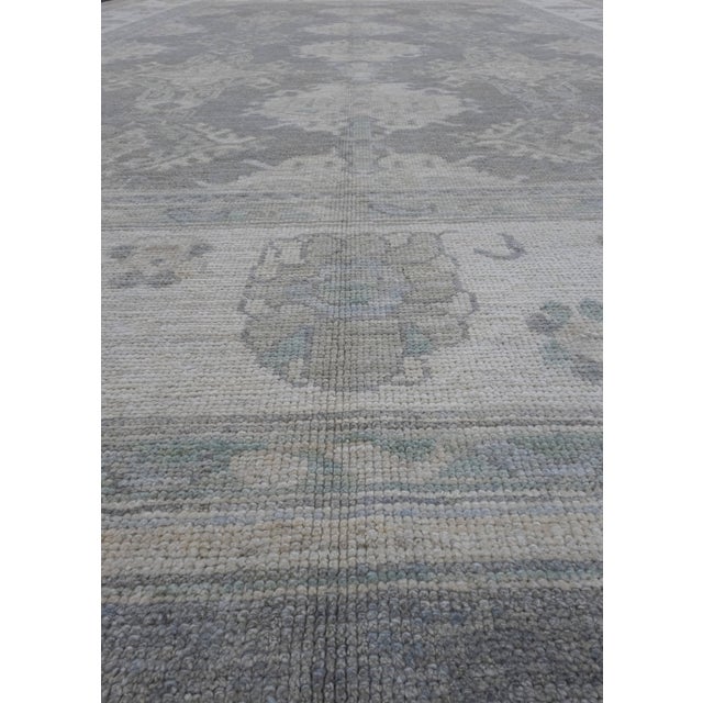 Early 21st Century Turkish Oushak Rug 10' x 14' For Sale - Image 5 of 8