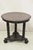 Antique American Empire Floral Spiral Carved Mahogany Round Center Side Table For Sale - Image 10 of 12