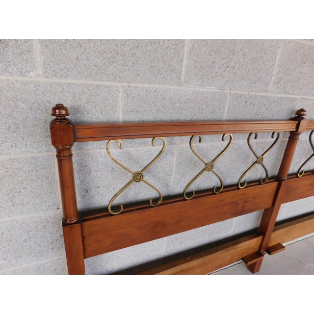 Hollywood Regency Kindel Hollywood Regency King Size Headboard For Sale - Image 3 of 11
