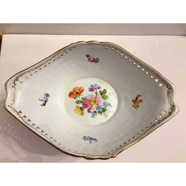 Dresden Porcelain Vintage Porcelain Set - 3pcs For Sale - Image 4 of 12