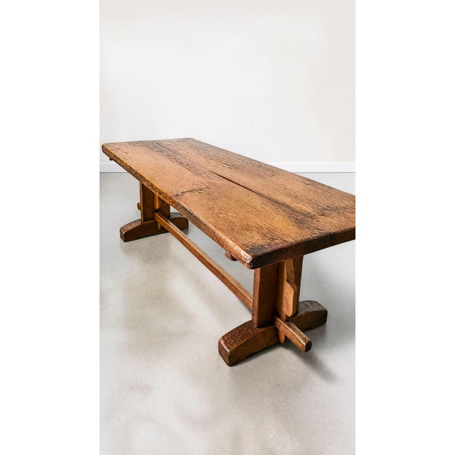 18th Century Rustic Trestle Table For Sale - Image 11 of 12