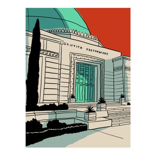 Griffith Observatory Limited Edition Print on Entrada Rag by Marz Jr. For Sale