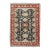 2010s Black With Red, Karajeh Design With All Over Pattern, Hand Knotted, Pure Wool, Oriental Rug For Sale