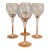 Crystal Goblets Made in Brazil - Set of 4 For Sale