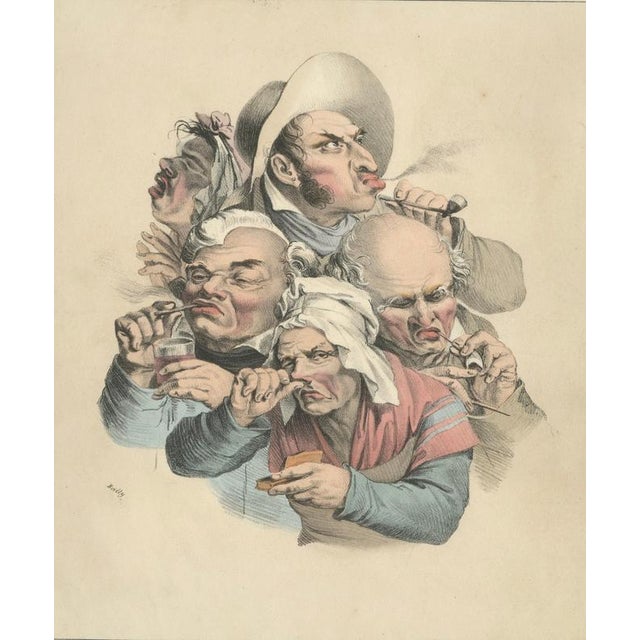 Satirical Caricature, 1800s, Paper For Sale - Image 3 of 10