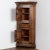 Baroque Antique Swedish Dark Pine Corner Cabinet Cupboard, Circa 1800 For Sale - Image 3 of 13