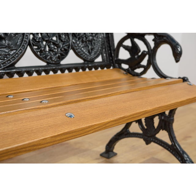 Victorian Cast Iron Garden Set, 1890s, Set of 3 For Sale - Image 15 of 18