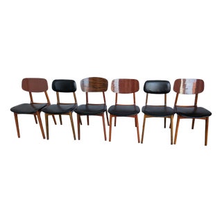 Vintage Dining Chairs by Stol Kamnik, Yugoslavia, 1970s, Set of 6 For Sale