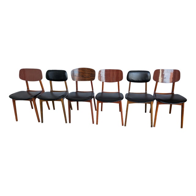 Vintage Dining Chairs by Stol Kamnik, Yugoslavia, 1970s, Set of 6 For Sale