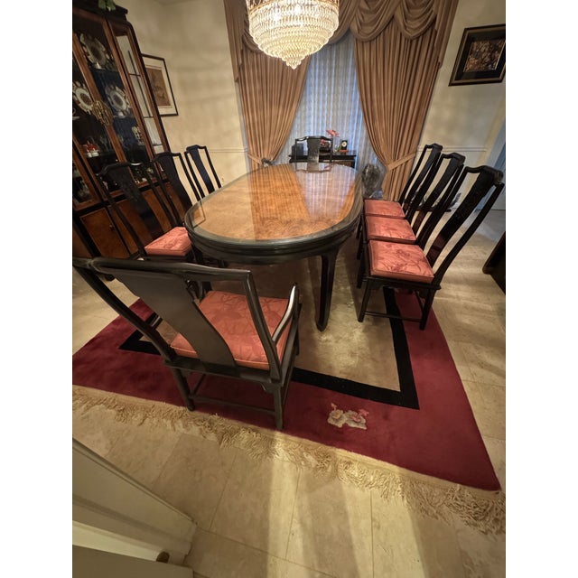 Century Furniture Raymond Sobota Signature Chin Hua Dinning Room Table With 8 Chairs For Sale - Image 9 of 14