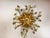 Mid-Century Modern Florentine Flush Mount Ceiling Lamp from Banci Firenze, 1970s For Sale - Image 3 of 16