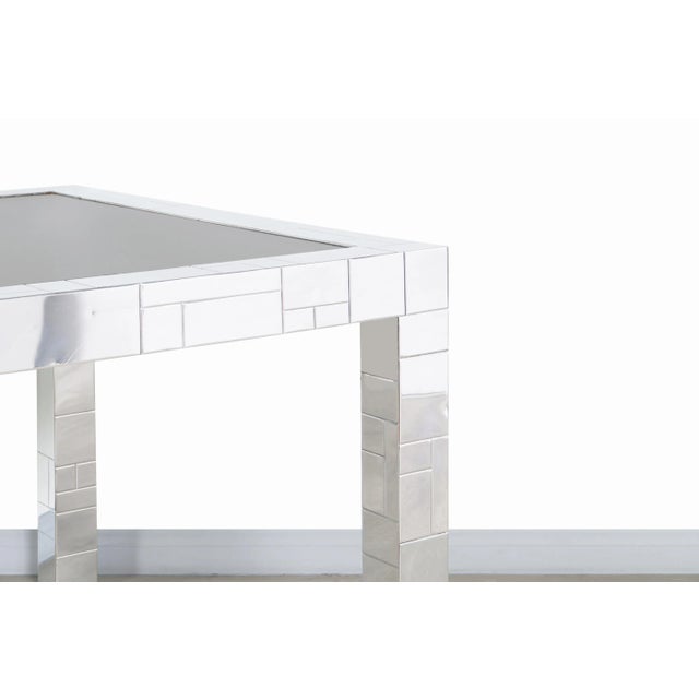 Vintage “Cityscape” Chrome Dining Table by Paul Evans for Directional, 1970s For Sale - Image 10 of 13