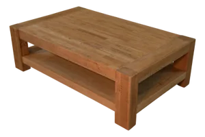 Coffee Table in Oak and Oak Veneer, 1990s