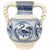 20th Century Glazed Earthenware Spanish Blue and White Painted Urn, Vase For Sale - Image 10 of 10