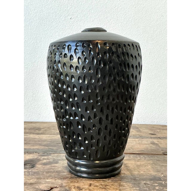 Vintage Original Studio Pottery Vase For Sale - Image 11 of 12