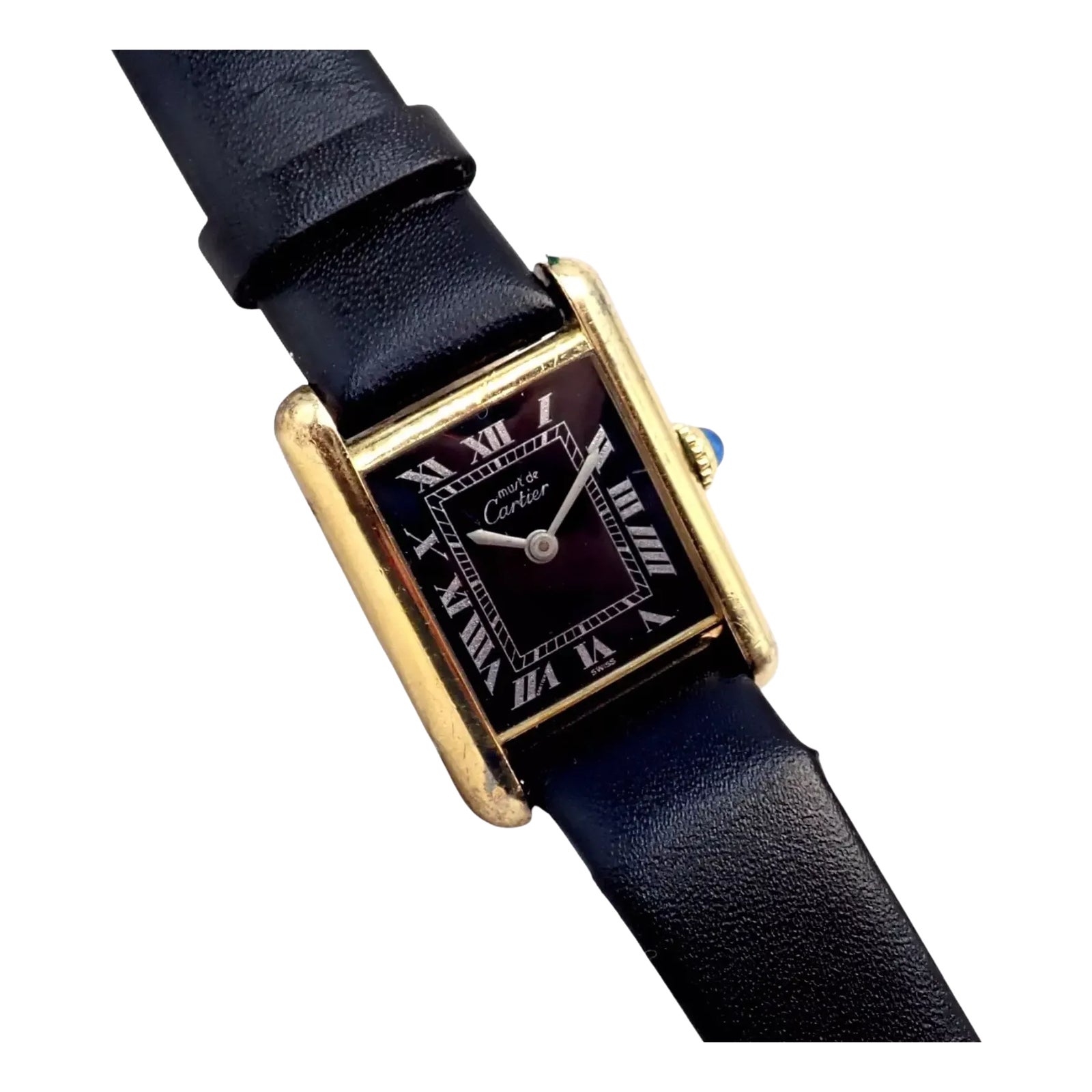 時計 Cartier ARGENT 925 HQ Milton - Cartier Argent 925 Plaque Tank 