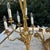 Vintage Gilt Bronze Rococò Style Five-Arm Acanthus Leaf Wall Sconces—A Pair For Sale - Image 4 of 6