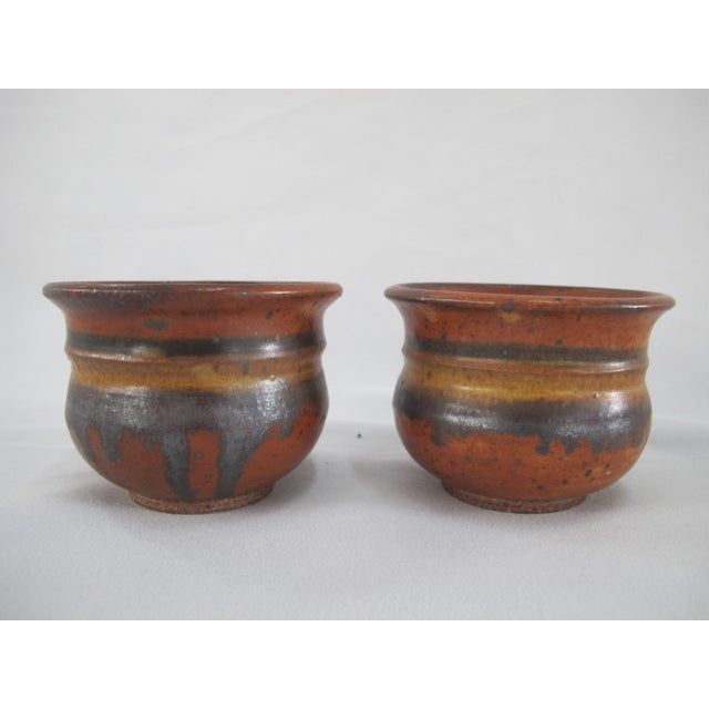Wally Schwab studio pottery punch cup set of 8. Schwab is a prolific ceramic artist from Oregon known for creating...