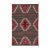 Modern Navajo-Style Hand-Woven Wool Rug With Geometric Terraced Medallions For Sale