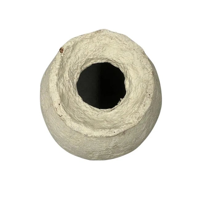 Late 20th Century Late 20th Century Paper Mache Vessel For Sale - Image 5 of 5