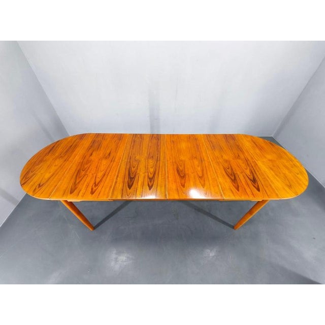 Mid-Century Modern Danish Extendable Dining Table, 1960s For Sale - Image 9 of 18