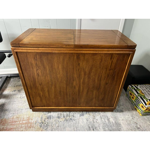 Mid-Century Drexel Expandable Rolling Bar Cart / Server, 1960s For Sale - Image 10 of 14