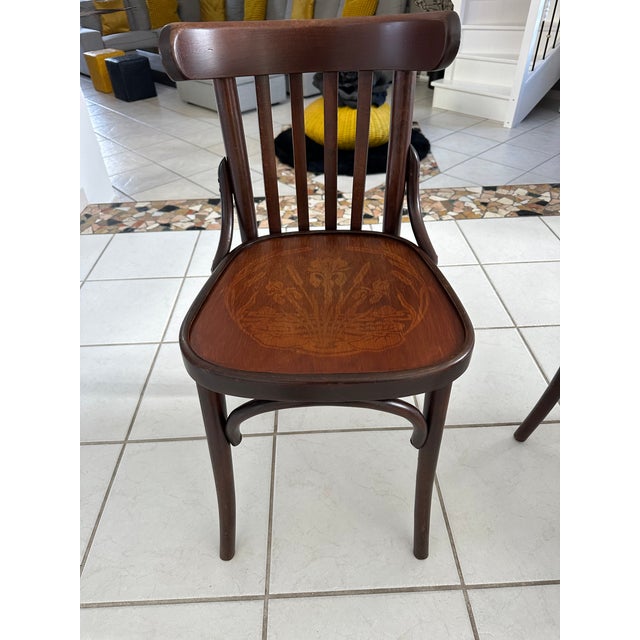 Vintage Parisian Bistro Chairs, 1960s, Set of 4 For Sale - Image 11 of 14