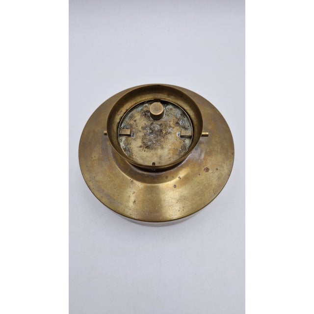 Gold Brass Ashtray by Luigi Caccia Dominioni for Azucena, 1960s For Sale - Image 8 of 18