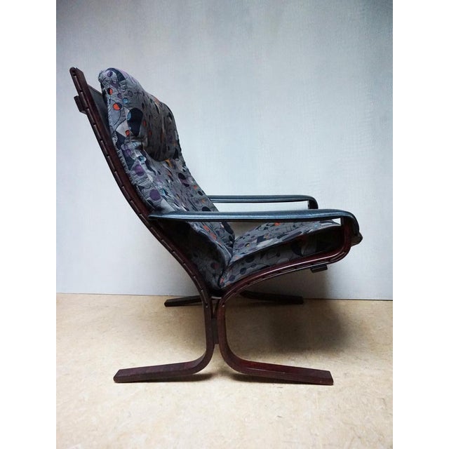 Vintage Siësta Lounge Chair by Ingmar Relling for Westnofa with Joan Miro Upholstery, 1970s For Sale - Image 10 of 17