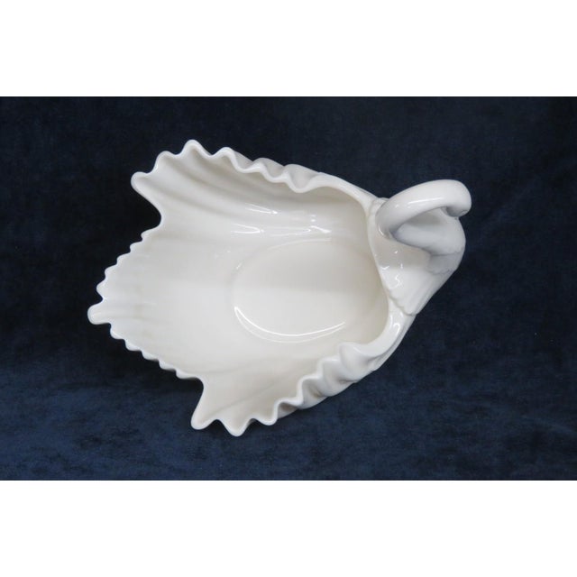 Lenox Porcelain Swan Figurine Bowl Planter Dish Ivory Color Made in Usa 5206b For Sale - Image 9 of 15