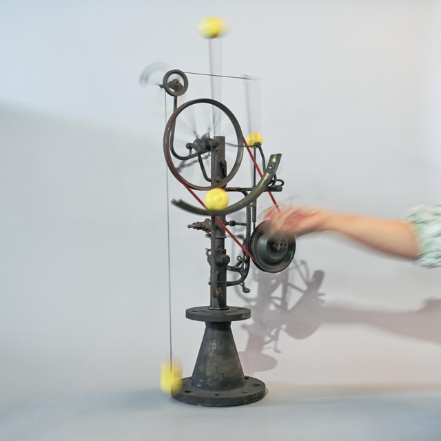 Kinetic Metal Sculpture, Switzerland, 1996 For Sale - Image 15 of 16