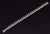 Late 20th Century Authentic Roberto Coin Cobra 1.78ct Diamond & Black Enamel Bracelet in Solid 18k White Gold For Sale - Image 14 of 16