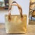 2002 Louis Vuitton Beige, Gold Vernis Patent Leather Houston Hand-Bag For Sale - Image 15 of 17