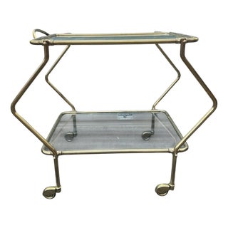 Mid-Century Modern Italian Brass Roulette Bar, 1960s For Sale