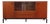 Teak Sideboard with Glazed Centre by Marcel Gascoin for Alveole, France, 1960s For Sale