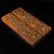 Wood Carved Rosewood Double Dragon & Flaming Pearl Paperweights / Decorative Panels - A Pair For Sale - Image 7 of 9